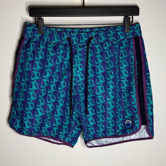 Scotch & Soda Printed Swim Trunks - Picture 1 of 5
